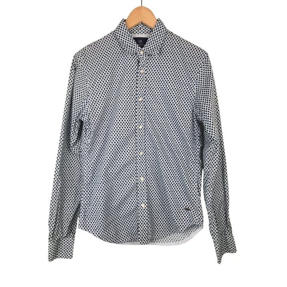 Scotch & Soda Blue Button Down Shirt Size Small - Picture 1 of 8